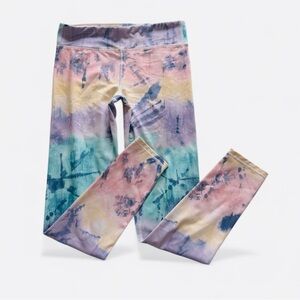 Eddie Bauer Tie Dyed Pastel Leggings Girl's Large 14/16
